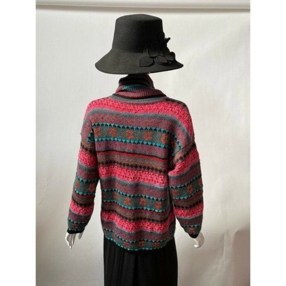 Carole Little Womens Pullover Sweater Multicolor SZ M Acrylic Blend - Picture 9 of 11